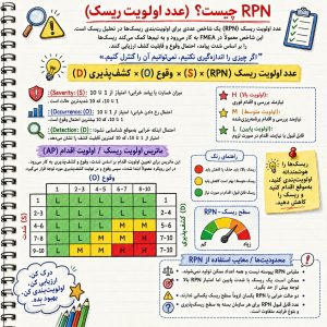 rpn (امتیاز اولویت‌بندی ریسک) در منابع انسانی